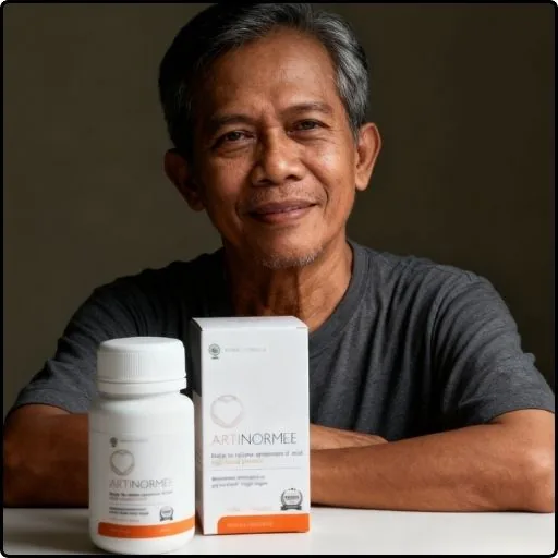 Pria dewasa dari Bandung bersama produk Artinormee
