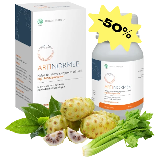 Informasi visual bahan dan formula Artinormee